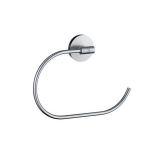 Smedbo NS344 9 1/4 in. Towel Ring in Brushed Chrome from the Studio Collection